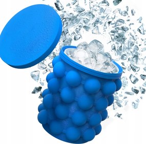 Jégkockakészítő Forma Szilikon Jégkockatartó Vödör 160 Kocka