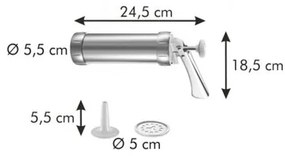Tescoma DELÍCIA Tésztanyomó/díszítő, fém