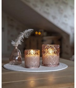 Elemmel működő LED gyertya (magasság 10 cm) Flamme Romb – Star Trading