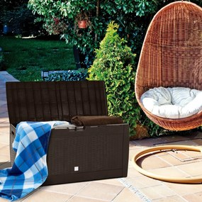 RATO tárolódoboz, 310L, 119x48x60 cm, barna Prosperplast