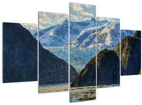 Tájkép hegyekkel (150x105 cm)