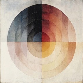 Vászonkép Canvas Grafika Absztrakt Bauhaus Kör Geometria 40x40