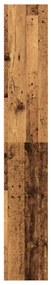 antik fa színű szerelt fa könyvespolc 60 x 30 x 189 cm