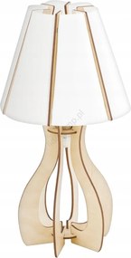 Cossano låmpa 60W E27 tölgy/fehér Eglo 94954 Asztali låmpa 230V