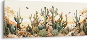 Kép - Sivatag, akvarell (120x50 cm)