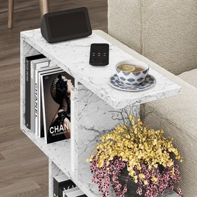 Dohányzóasztal Homemania - Carrara Marble