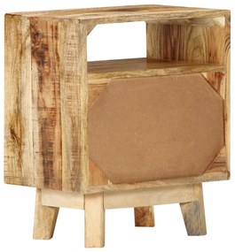 nyers mangófa éjjeliszekrény 40 x 30 x 50 cm