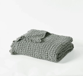 MrTowel ágytakaró 125x200cm Pamut Puha Kapa Világos Zöld