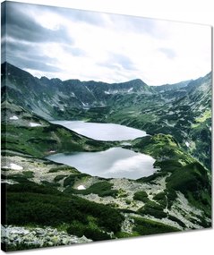 Vászonkép 40x40 Tátra völgy 5 tó