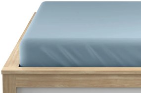 Jersey lepedő ALVORA 180x200 cm világoskék