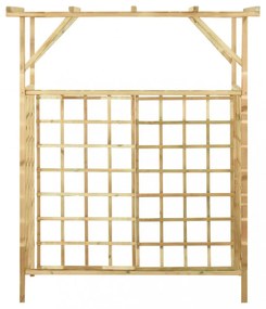 impregnált fenyőfa kerti pergola 2 szemeteskukához