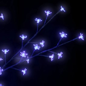 cseresznyevirágos karácsonyfa 2000 db kék LED-del 500 cm