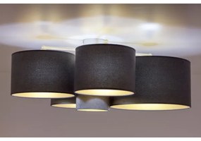 Duolla - Mennyezeti lámpa ROLLER PENTO 5xE27/60W/230V antracit