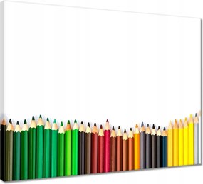 Vászonkép 50x40 Könyvtári motívum Színes