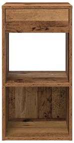 Éjjeliszekrények fiókkal 2 db régi fa 35x34x66,5 cm