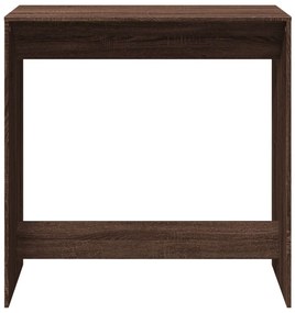 barna tölgy színű szerelt fa bárasztal 102 x 50 x 103,5 cm