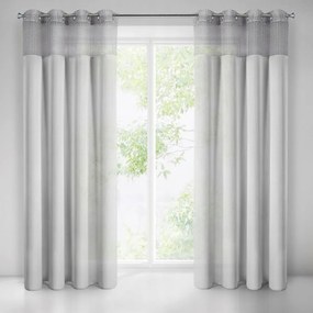 Kész függöny 135x250 Grace ezüst, áttetsző