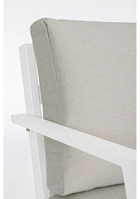 Fehér alumínium négyszemélyes kerti lounge szett Harley – Bizzotto