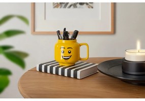 Sárga kerámia gyerek bögre 255 ml Head – LEGO®