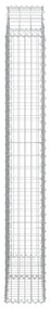 íves horganyzott vas gabion kosár 100x30x200/220 cm