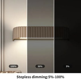 BRILAGI - LED dimmelhető fali lámpa FALCON MODERN LED/14W/230V 40 cm bézs + távirányító