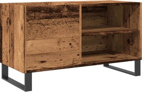 vidaXL antik fa színű szerelt fa hanglemezszekrény 84,5x38x48 cm