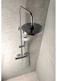 Aqualine - Zuhany készlet termosztatikus csappal LIGA fényezett króm