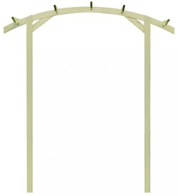 kerti pergola impregnált fenyőfalécekből 180 x 210 x 40 cm