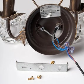 ONLI - Fali lámpa TERESA 2xE14/6W/230V bronz