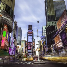 Poszter 40x40cm Forgalom a Times Square-en, Assaf Frank