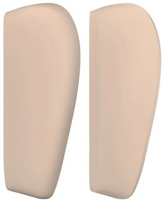 cappuccino műbőr szárnyas fejtámla 183x23x78/88 cm