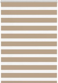 vidaXL zebrafüggönnyel homokbarna szövetszélesség 90,9 cm poliészter