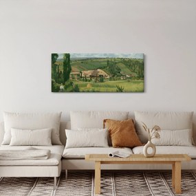 Kép - Camille Pissarro, Landscape at Les Pâtis, Pontoise, reprodukciók (120x50 cm)