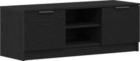 vidaXL TV szekrény Fekete tölgy 102 x 32 x 35.5 cm Faanyag