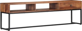 vidaXL tömör akácfából TV-szekrény 160 x 30 x 45 cm