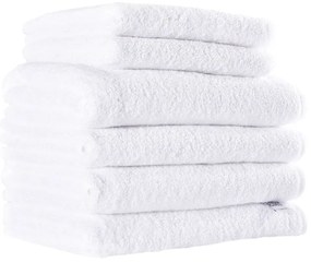 EMI fehér pamut törölköző és fürdőlepedő készlet 4 db 50x90 cm + 2 db 70x140 cm
