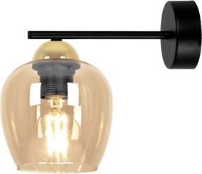KAJA K-5608 TULA Fekete Színű Fali Lámpa 1xE27 15W IP20