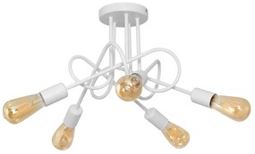 Gyerek mennyezeti lámpa OXFORD 5xE27/15W/230V fehér