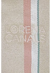 Krémszínű gyerek babzsák Cleo Multi Stripe – Lorena Canals