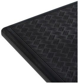 Fekete fém konzolasztal 38x120 cm Oslo – Ixia