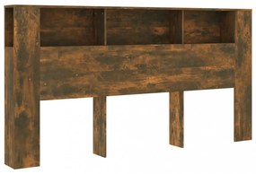 füstös tölgy színű áthidalószekrény 200 x 18,5 x 104,5 cm