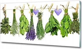 akril kép falra virágok Gyógynövények a zsinóron