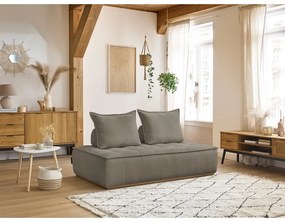 Szürkésbarna zsenília kanapé 175 cm Elisa – Bobochic Paris