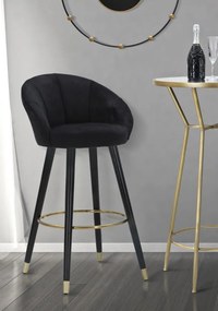 Bárszék prague nero 55x56x104cm