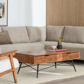 Barna dohányzóasztal 60x120 cm Lagom – Ixia