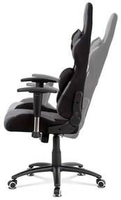 Szürke Szövet Irodai Főnöki Szék, Hinta Mechanikával. KA-F01 GREY