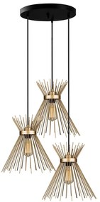 Aranyszínű fém függőlámpa ø 34 cm Izmir – Squid Lighting