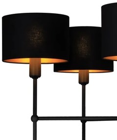 MADELA rúdon szerelt csillár 5xE14/40W/230V fekete