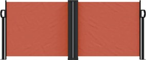 Terrakotta behúzható oldalsó napellenző 100 x 1000 cm