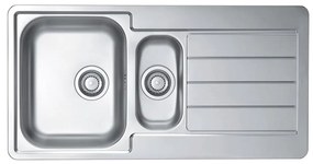ALVEUS 1082440 - LINE konyhai mosogató 98x50 cm matt acél/szatén